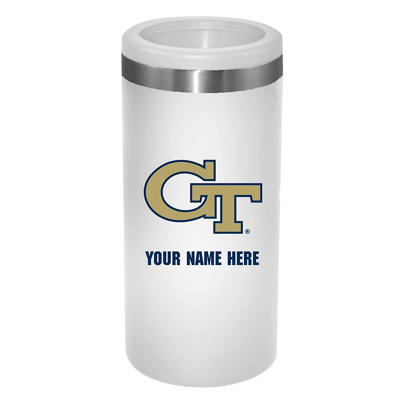 Georgia Tech Yellow Jackets 12oz. Personalized Slim Can Holder