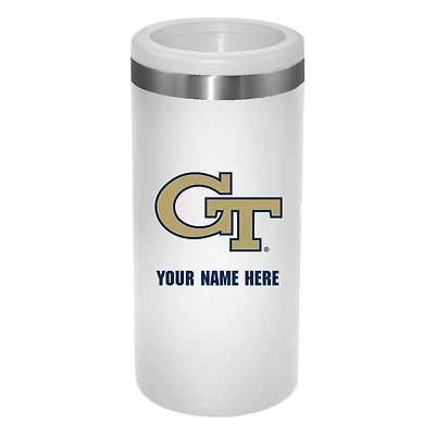 Georgia Tech Yellow Jackets 12oz. Personalized Slim Can Holder