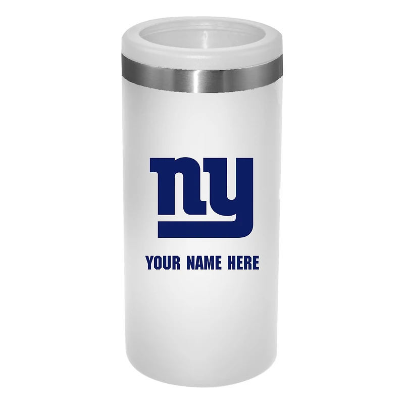 New York Giants 12oz. Personalized Slim Can Holder