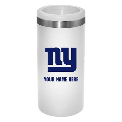 New York Giants 12oz. Personalized Slim Can Holder