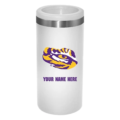 LSU Tigers 12oz. Personalized Slim Can Holder
