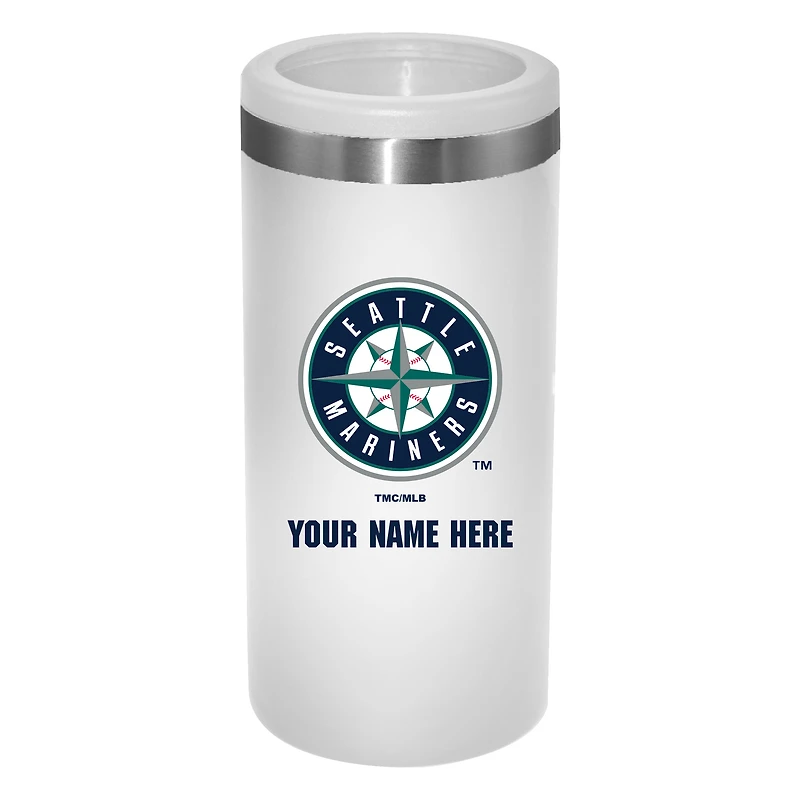 Seattle Mariners 12oz. Personalized Slim Can Holder