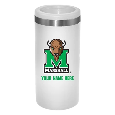 Marshall Thundering Herd 12oz. Personalized Slim Can Holder