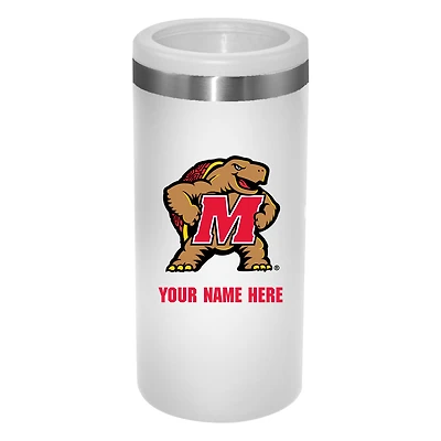 Maryland Terrapins 12oz. Personalized Slim Can Holder