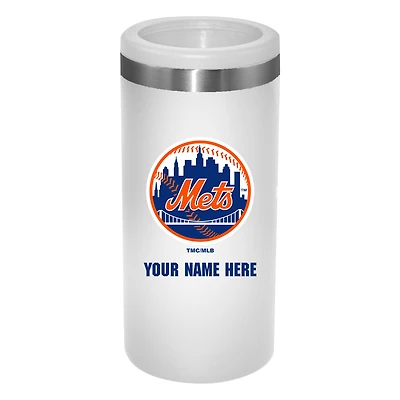 New York Mets 12oz. Personalized Slim Can Holder