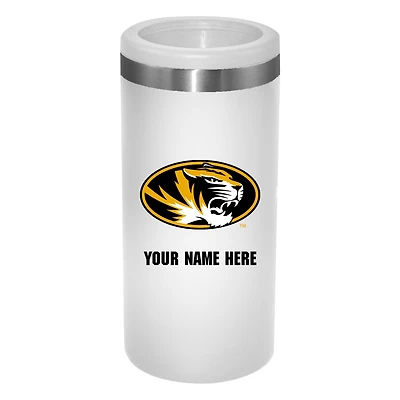 Missouri Tigers 12oz. Personalized Slim Can Holder