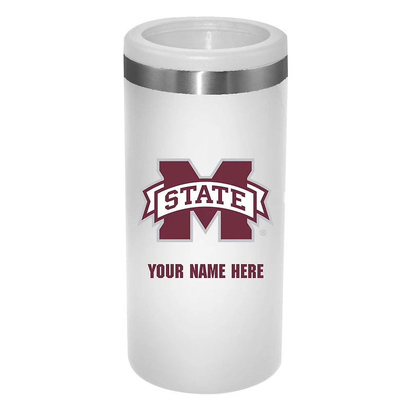 Mississippi State Bulldogs 12oz. Personalized Slim Can Holder