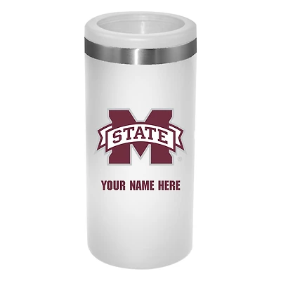 Mississippi State Bulldogs 12oz. Personalized Slim Can Holder