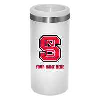 NC State Wolfpack 12oz. Personalized Slim Can Holder