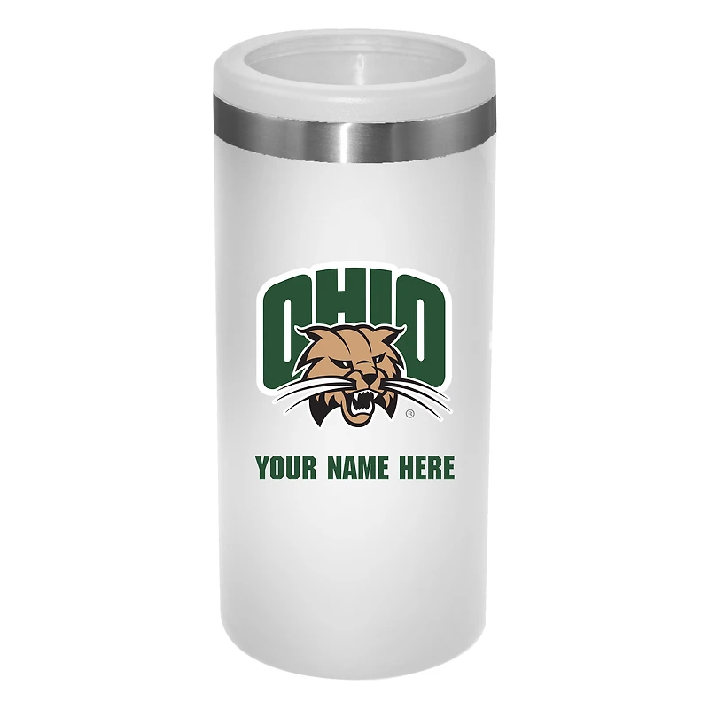 Ohio Bobcats 12oz. Personalized Slim Can Holder