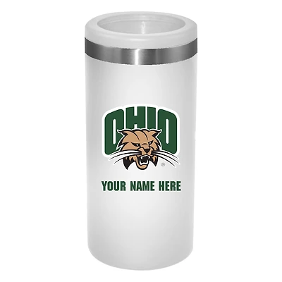 Ohio Bobcats 12oz. Personalized Slim Can Holder