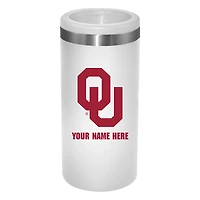 Oklahoma Sooners 12oz. Personalized Slim Can Holder