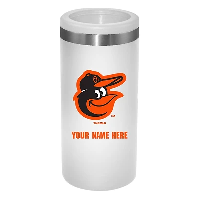 Baltimore Orioles 12oz. Personalized Slim Can Holder