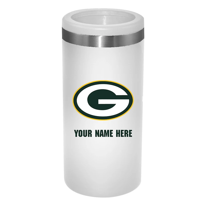 Green Bay Packers 12oz. Personalized Slim Can Holder