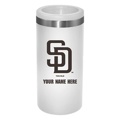San Diego Padres 12oz. Personalized Slim Can Holder