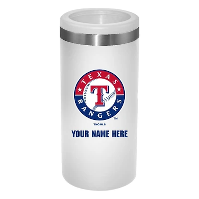 Texas Rangers 12oz. Personalized Slim Can Holder