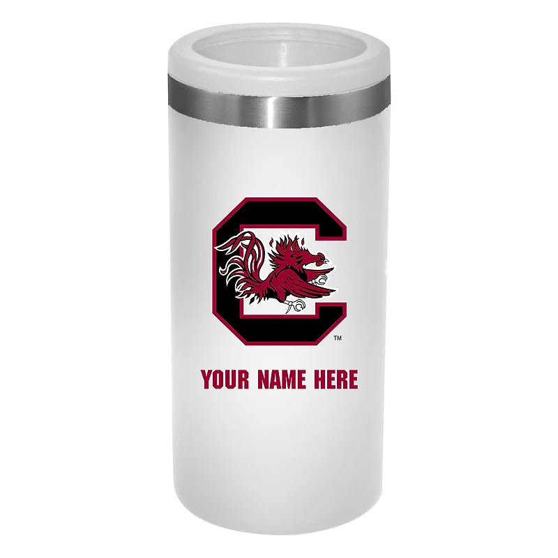 South Carolina Gamecocks 12oz. Personalized Slim Can Holder