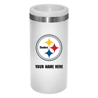 Pittsburgh Steelers 12oz. Personalized Slim Can Holder