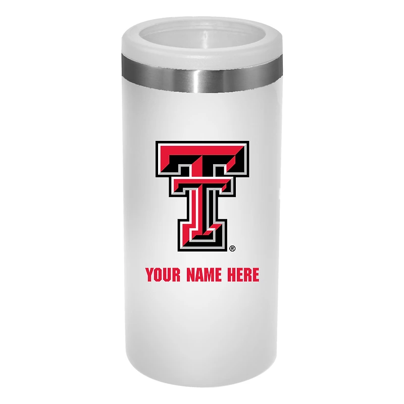 Texas Tech Red Raiders 12oz. Personalized Slim Can Holder