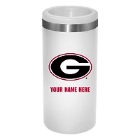 Georgia Bulldogs 12oz. Personalized Slim Can Holder