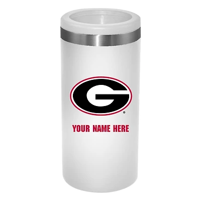 Georgia Bulldogs 12oz. Personalized Slim Can Holder