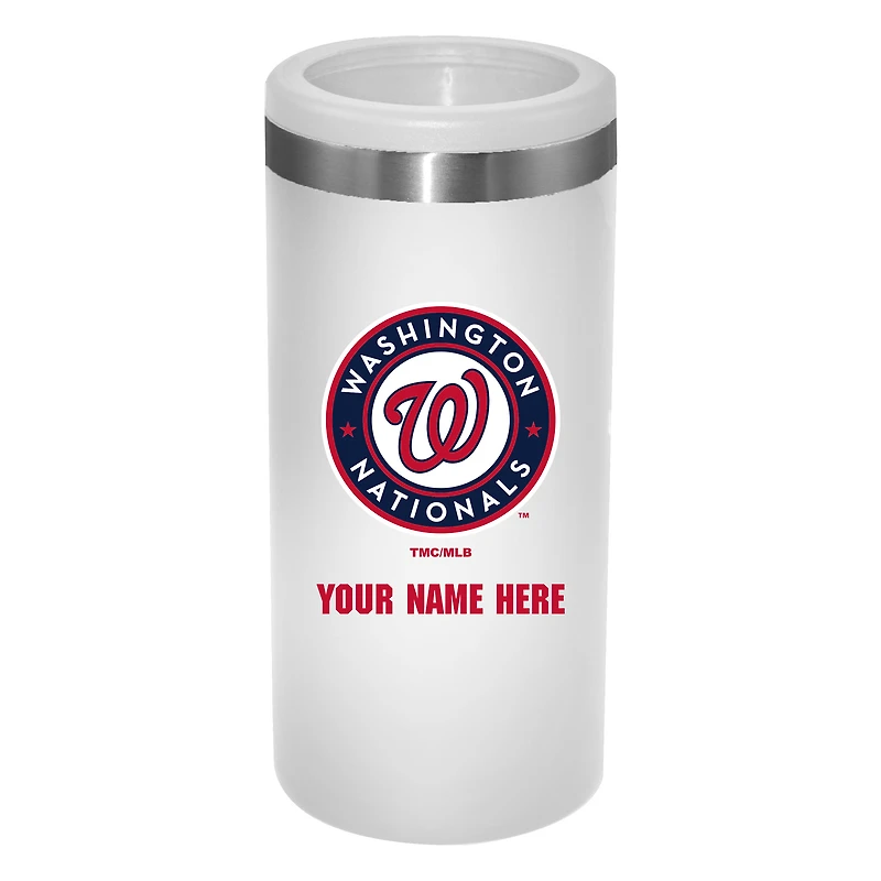 Washington Nationals 12oz. Personalized Slim Can Holder