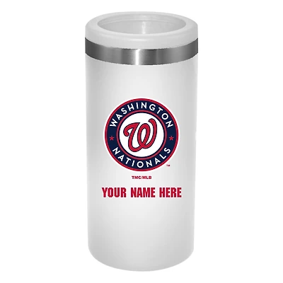 Washington Nationals 12oz. Personalized Slim Can Holder