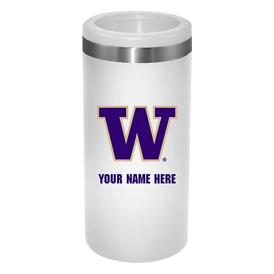 Washington Huskies 12oz. Personalized Slim Can Holder