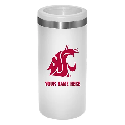 Washington State Cougars 12oz. Personalized Slim Can Holder