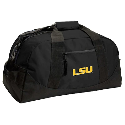 Black LSU Tigers Dome Duffel Bag