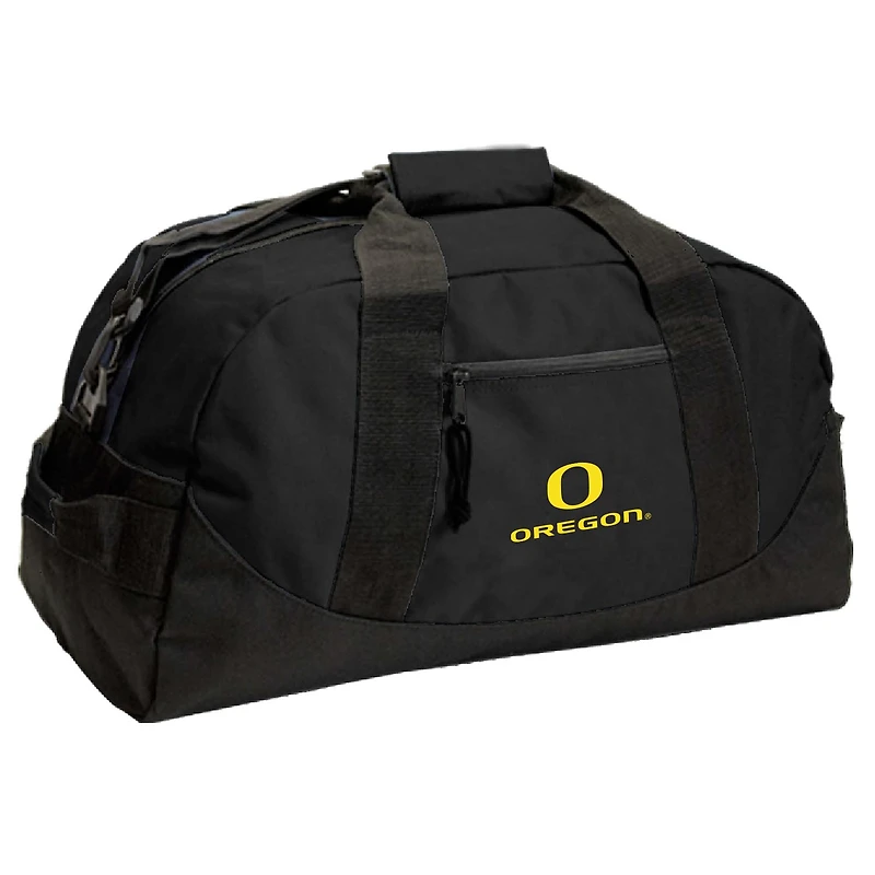 Black Oregon Ducks Dome Duffel Bag