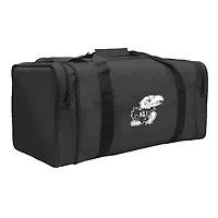 Black Kansas Jayhawks Gear Pack Square Duffel Bag