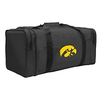 Black Iowa Hawkeyes Gear Pack Square Duffel Bag