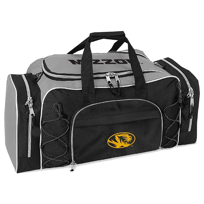 Gray Missouri Tigers Action Pack Duffel