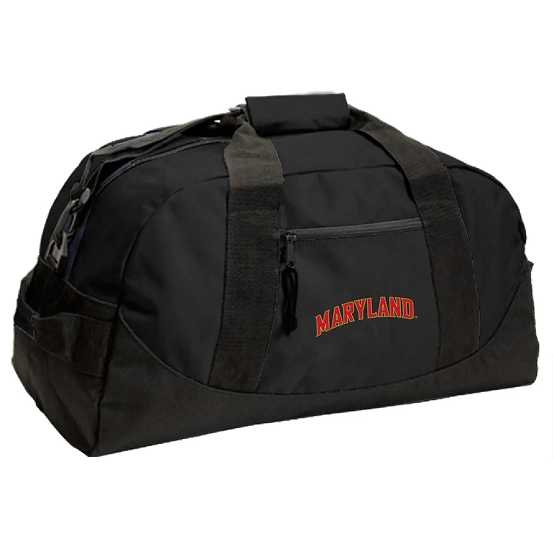 Black Maryland Terrapins Dome Duffel