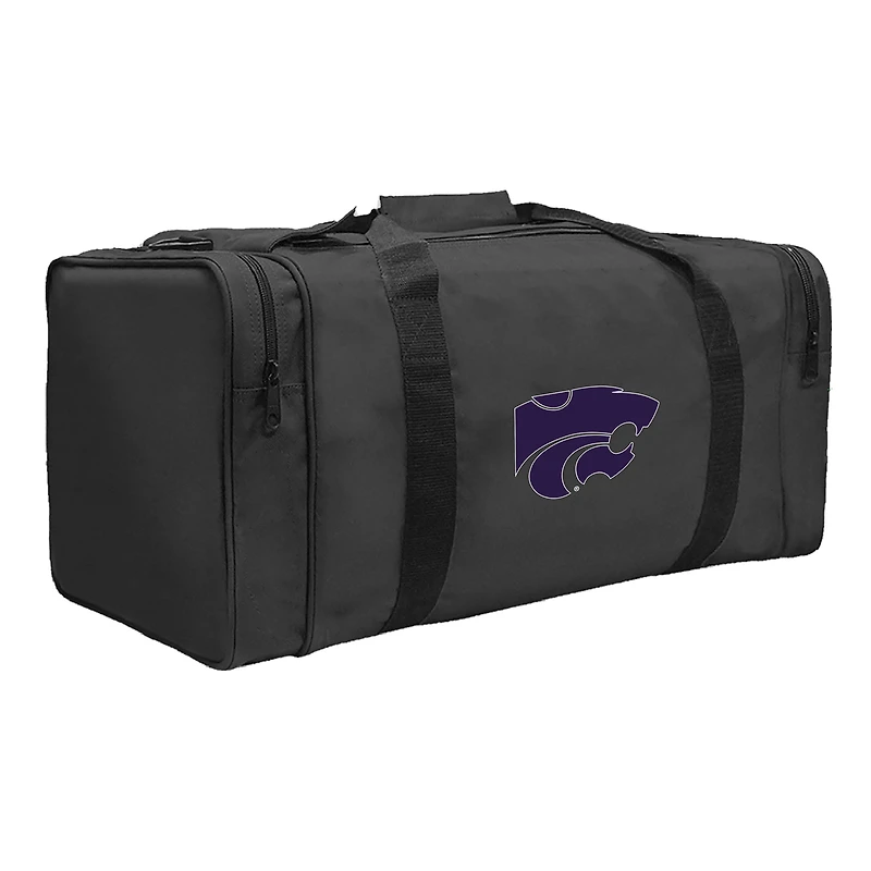 Black Kansas State Wildcats Gear Pack Square Duffel