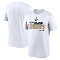 Men's Nike White New Orleans Saints Legend Community Performance T-Shirt