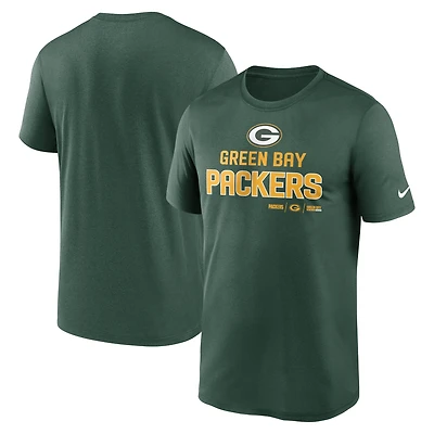 Men's Nike Green Green Bay Packers Legend Community Performance T-Shirt