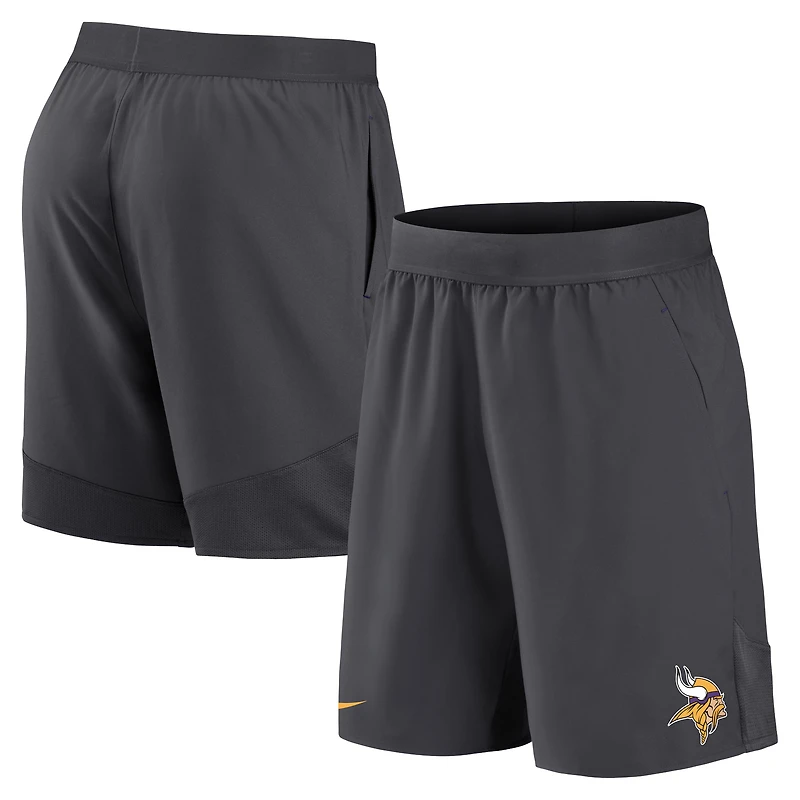 Men's Nike Anthracite Minnesota Vikings Stretch Woven Shorts