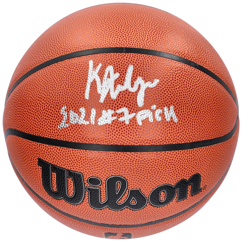 Jonathan Kuminga Golden State Warriors Autographed Wilson Indoor/Outdoor Basketball with ''2021 #7. Pick'' Inscription