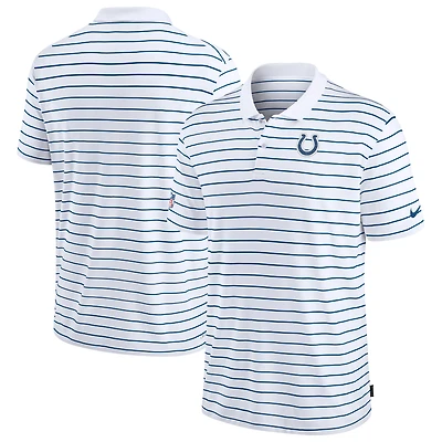 Men's Nike White Indianapolis Colts Sideline Lock Up Victory Performance Polo