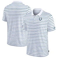 Men's Nike White Indianapolis Colts Sideline Lock Up Victory Performance Polo