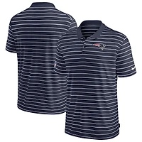 Men's Nike Navy New England Patriots Sideline Lock Up Victory Performance Polo