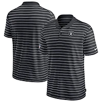Men's Nike Black Las Vegas Raiders Sideline Lock Up Victory Performance Polo