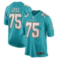 Men's Nike Greg Little Aqua Miami Dolphins Game Jersey
