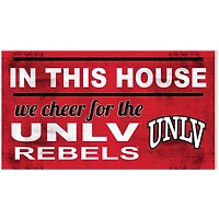 UNLV Rebels 11'' x 20'' In This House Indoor/Outdoor Sign