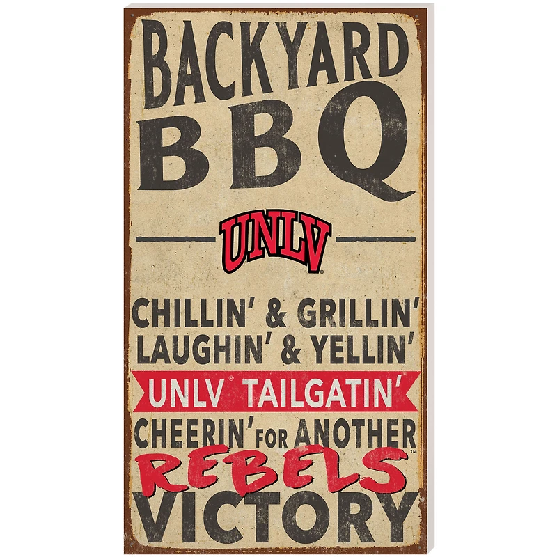 UNLV Rebels 11'' x 20'' BBQ Indoor/Outdoor Sign