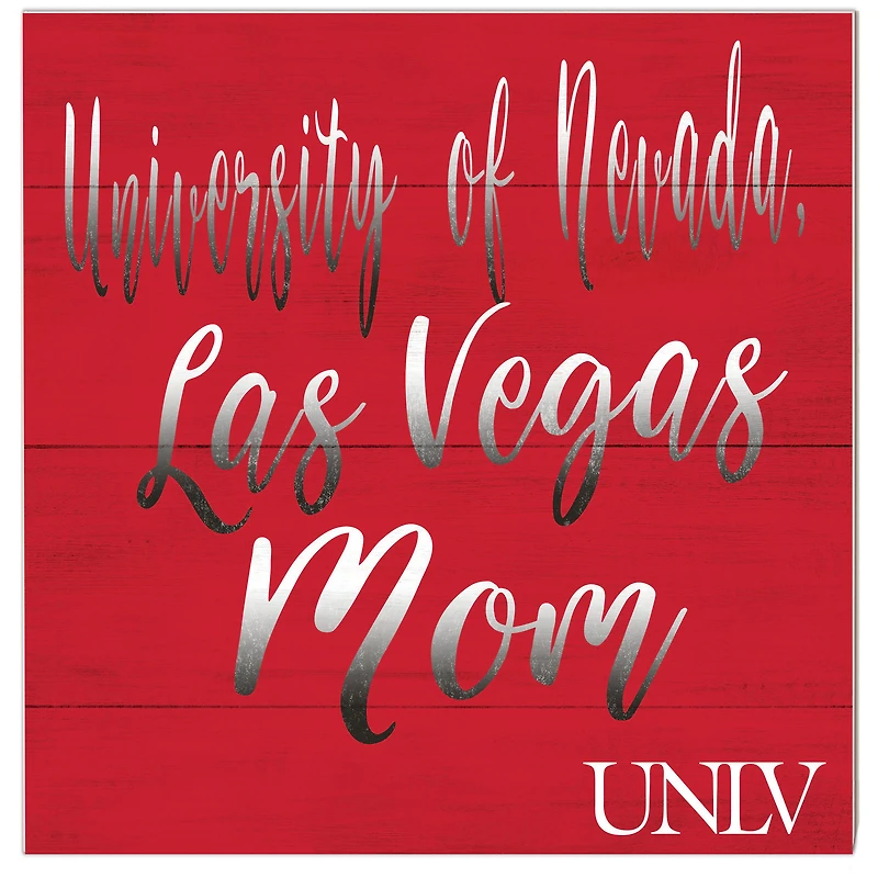 UNLV Rebels 10'' x 10'' Mom Plaque