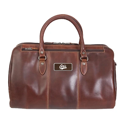 Brown Montana Grizzlies Logo Plate Niagara Canyon Duffel Bag