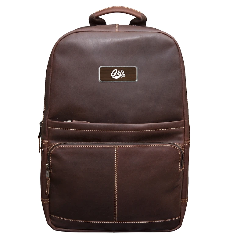 Brown Montana Grizzlies Logo Plate Kannah Canyon Backpack